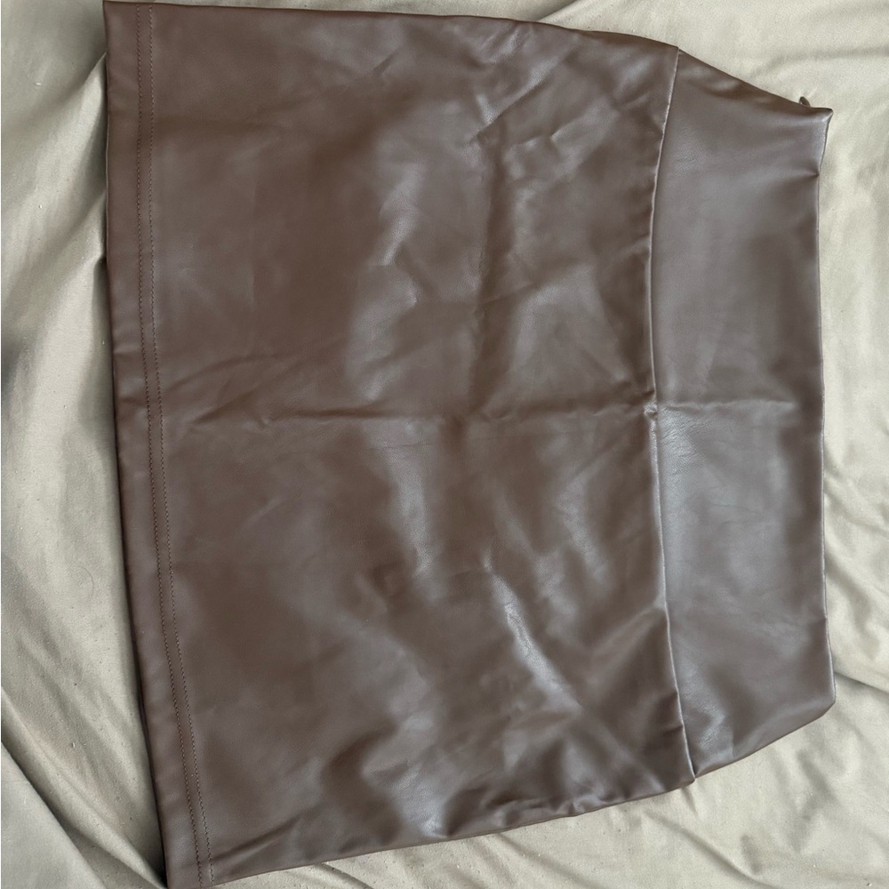 Amisu Rich Chocolate Pencil Skirt